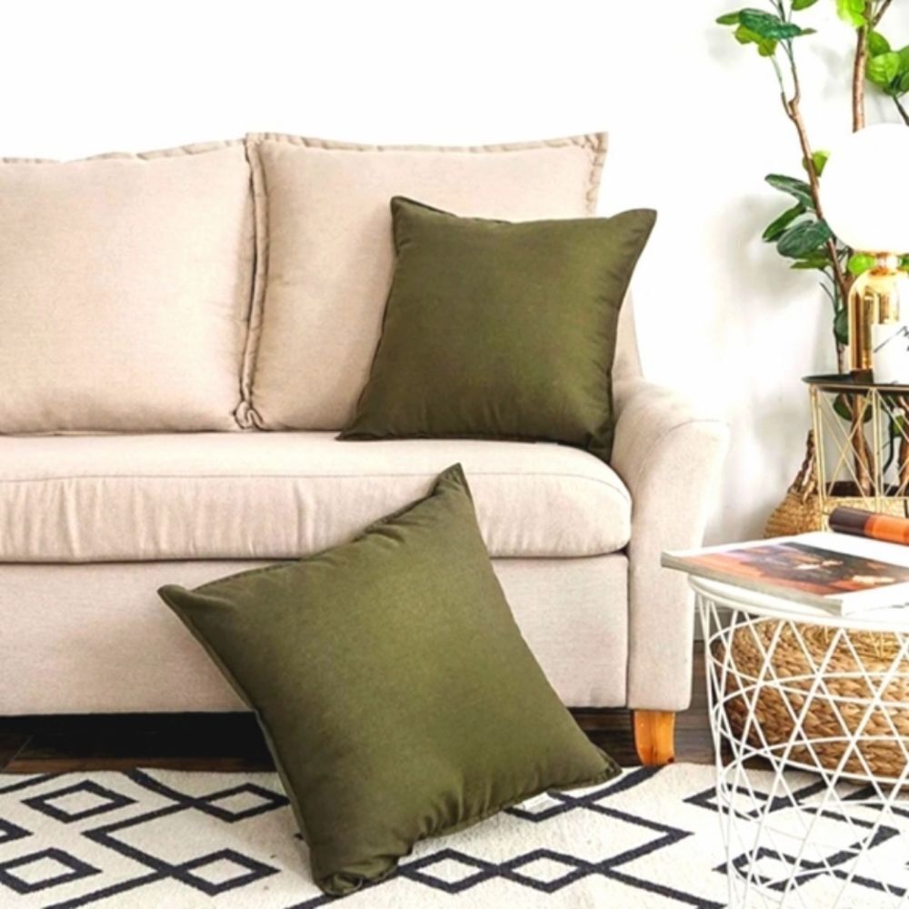 TELERIE VISCONTI VENETIAN VELVET ITALIAN LUXURY PILLOW 20x20 SHAM spruce green